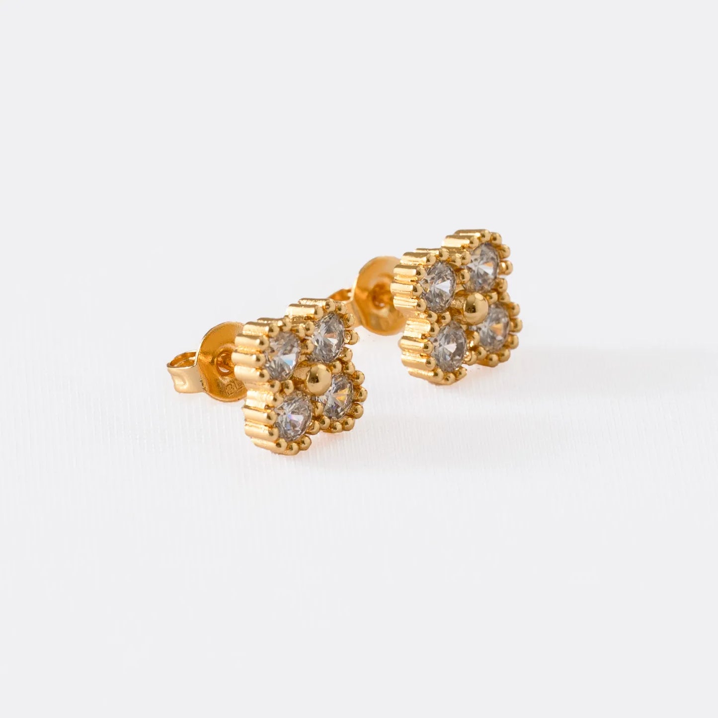 34278C - Topitos Clover Motif Cristal