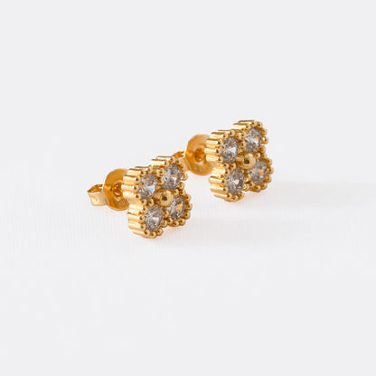 34278C - Topitos Clover Motif Cristal