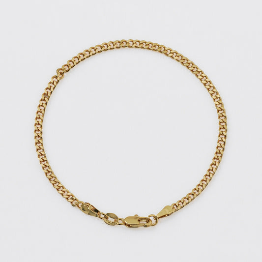 50006 - Pulsera Cubana Plana 20 Cms