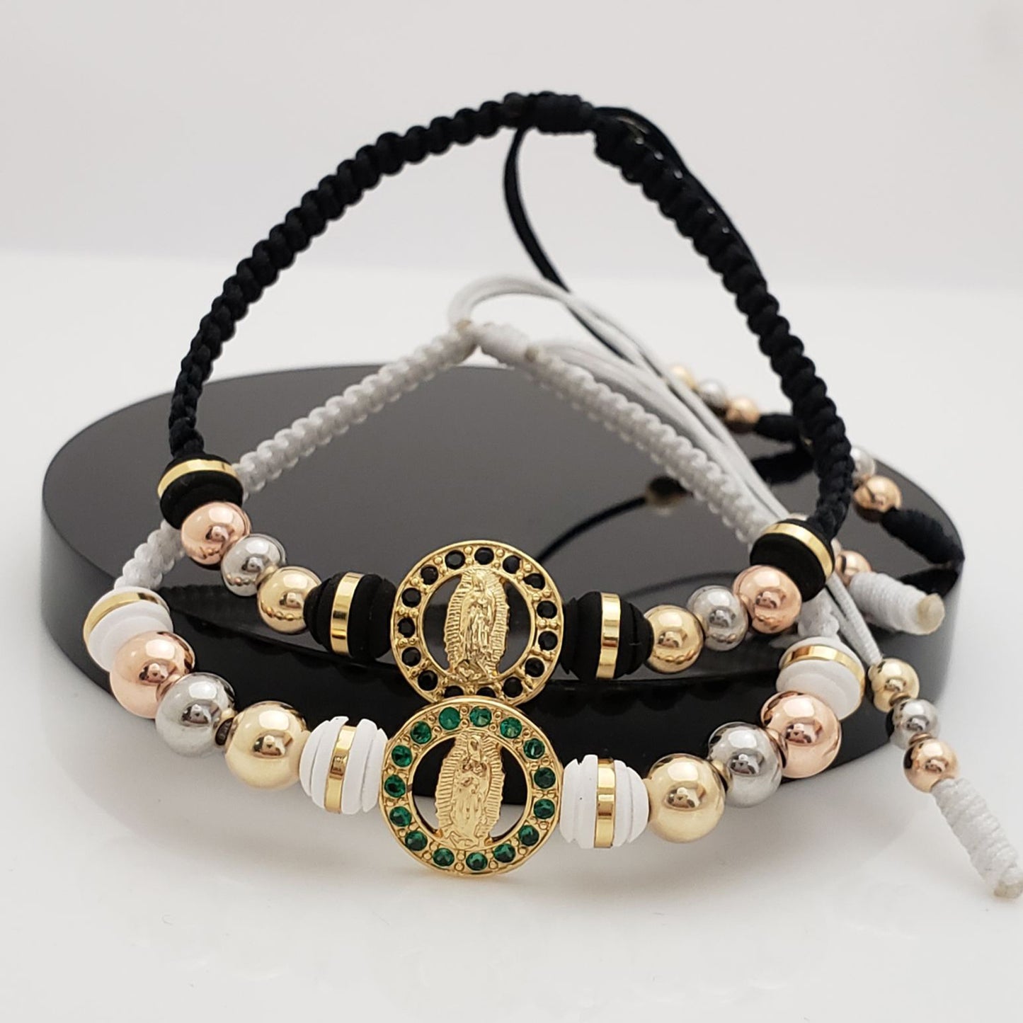 24813N - Herraje Guadalupe Circonias NEGRO 💎ᴠɪᴘ