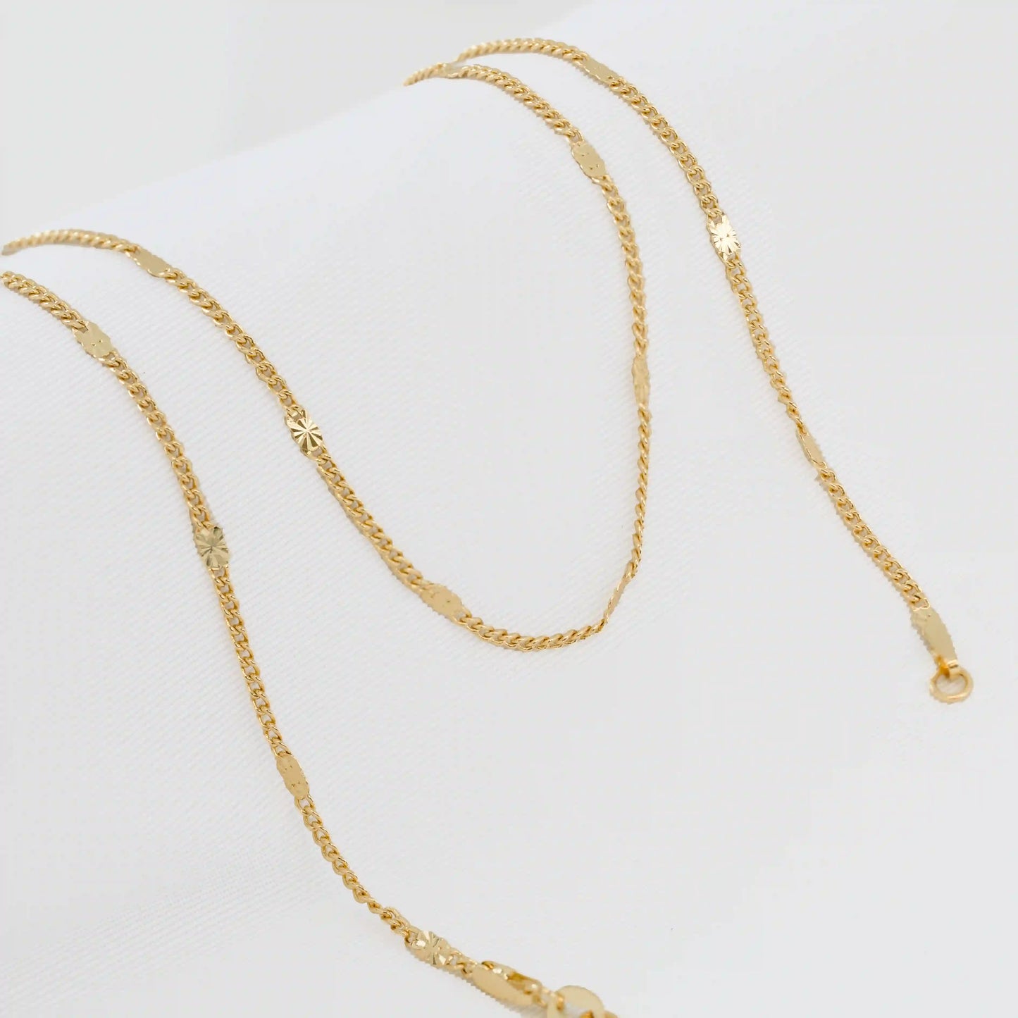 40001 - Cadena Cubana con Destellos 45Cms