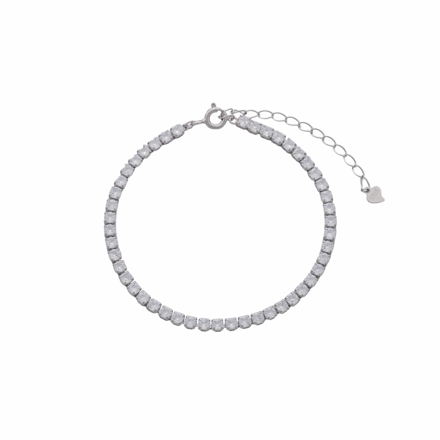 JP50011 - Pulsera Tennis 2,5 mm 15 Cms + Extensor