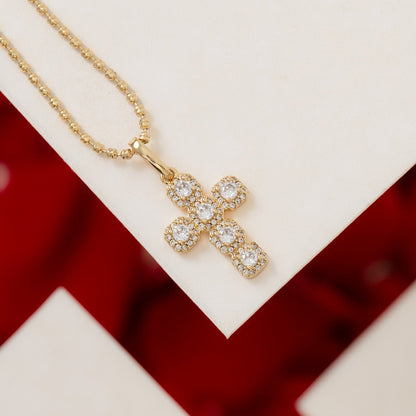 23337 - Dije Cruz Charm Crystal