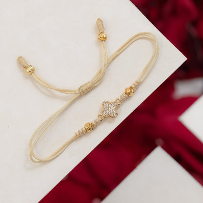 23398 - Herraje Clover Circonia 8mm