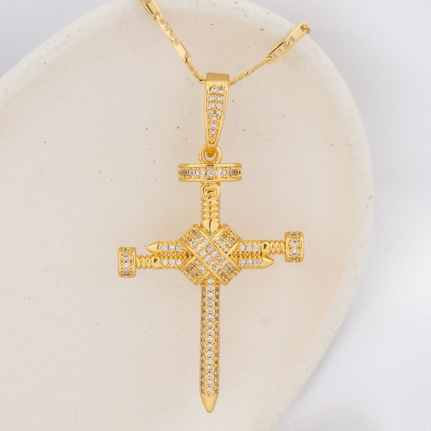 23309 - Dije Cruz Clavo