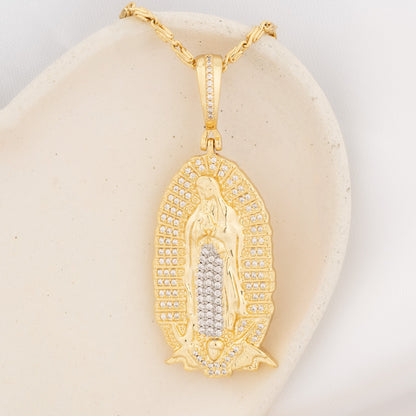 23310 - Dije Nuestra Señora de Guadalupe Circonias