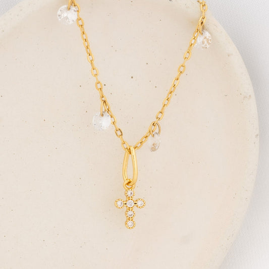 23307 - Dije Cruz Redondeada 1.6 Cms