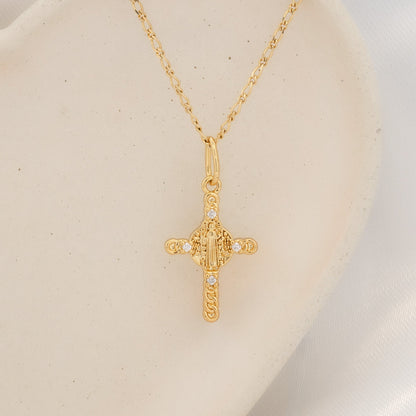 23302 - Dije Cruz San Benito 2 Cms