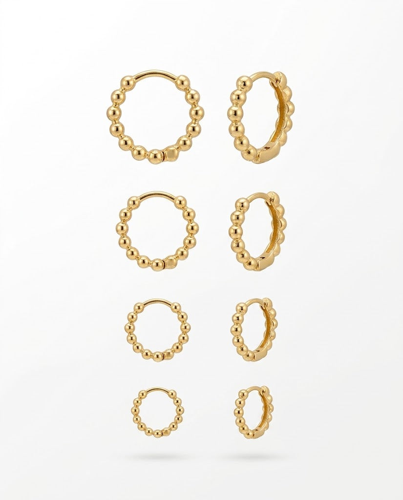 Set Candonga Perle - Oro Laminado 18k