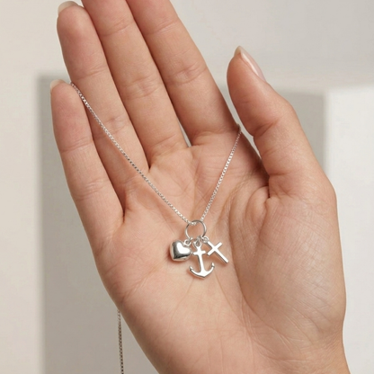 Conjunto Cadena Mini Veneciana con Dije Tres Gracias