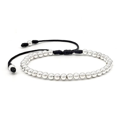 Balín 3 mm Plata 925 Italiana -  Liso x Unidad