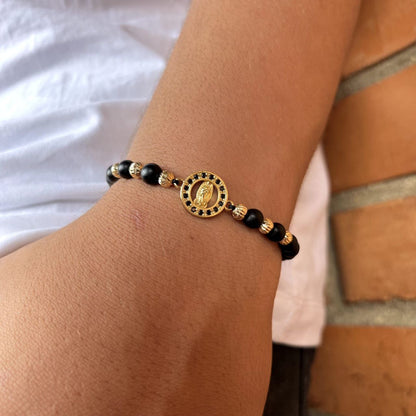 24813N - Herraje Guadalupe Circonias NEGRO 💎ᴠɪᴘ