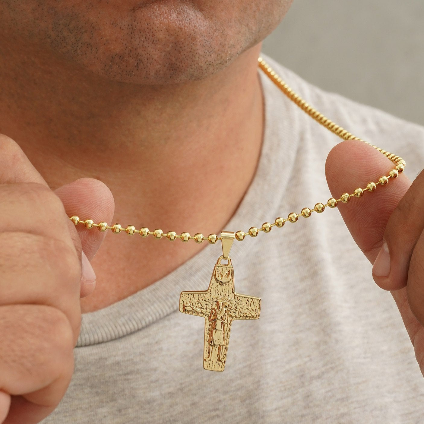 43983 - Cadena Militar Mediana 65 Cms 2.5 Mm