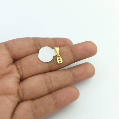 26360B - Dije Silueta Letra B Lisa Mini