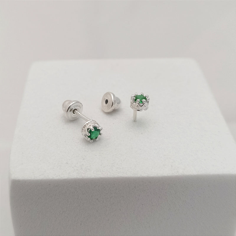 JP34276 - Topito Corona con Circon Verde